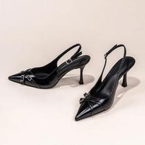 Sapatos Femininos De Salto Alto Com Bico Fino E Fivela Decorativa, Elegantes E Da Moda De Verão Sapatos Femininos De Salto Alto Com Bico Fino E Fivela Decorativa, Elegantes E Da Moda De Verão