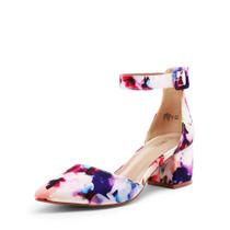 Sapatos Femininos DREAM PAIRS ANNEE Scarpin Floral Bico Fino Sapatos Femininos DREAM PAIRS ANNEE Scarpin Floral Bico Fino