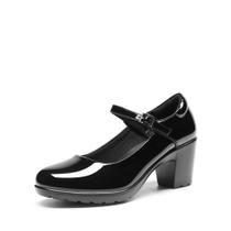 Sapatos Femininos DREAM PAIRS EDENIA Mary Jane com Salto Baixo Bloco