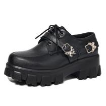 Sapatos femininos KOKOMOMO, plataforma, sapatos Oxford, pretos, PU, tamanho 13 Sapatos femininos KOKOMOMO, plataforma, sapatos Oxford, pretos, PU, tamanho 13