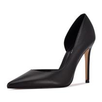 Sapatos femininos Nine West FOLOWE Pump, pretos, tamanho 7