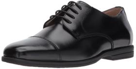 Sapatos Florsheim Reveal Oxford Infantil Big Kid Preto 5.5 EUA Sapatos Florsheim Reveal Oxford Infantil Big Kid Preto 5.5 EUA