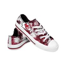 Sapatos FOCO Kansas City Chiefs NFL Low Top Tie Dye Femininos Sapatos FOCO Kansas City Chiefs NFL Low Top Tie Dye Femininos