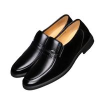 Sapatos Formais Masculinos De Couro Preto Respirável Slip on Mocassins Tamanhos Grandes 38-44 Sapatos Formais Masculinos De Couro Preto Respirável Slip on Mocassins Tamanhos Grandes 38-44