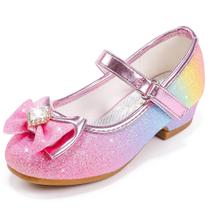 Sapatos Furdeour Girls Flats Size 1 Rainbow Party High Heels