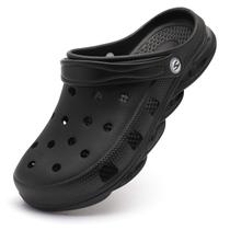 Sapatos Garden Clogs HOBIBEAR unissex negros femininos 42/homens 42,5