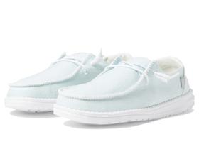 Sapatos Hey Dude Wendy Boho Stitch para mulheres - azul celeste
