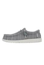 Sapatos HEYDUDE Wally Stretch Sox Grey tamanho 11 para homens Sapatos HEYDUDE Wally Stretch Sox Grey tamanho 11 para homens
