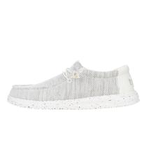 Sapatos HEYDUDE Wally Stretch Sox Storm White tamanho 13 para homens Sapatos HEYDUDE Wally Stretch Sox Storm White tamanho 13 para homens