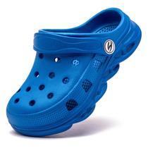 Sapatos HOBIBEAR Kids Garden Clogs azuis tamanho 11 Sapatos HOBIBEAR Kids Garden Clogs azuis tamanho 11