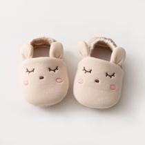Sapatos Infantil Bebê 0-24 Meses Berço Recém-Nascido Unissex Desenho Bichinhos Meias Antiderrapante