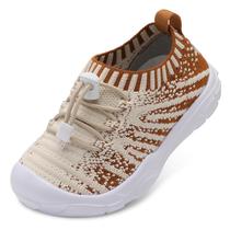 Sapatos infantis FEETCITY, tênis para meninos e meninas, tamanho 6, marrons Sapatos infantis FEETCITY, tênis para meninos e meninas, tamanho 6, marrons