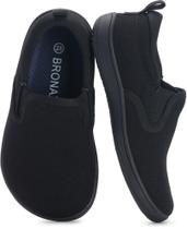 Sapatos infantis sem cadarço BRONAX Wide Toe Box, tamanho 25