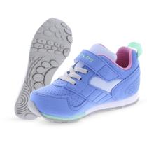 Sapatos infantis TSUKIHOSHI Racer com fecho de alça azul/rosa - 11,5 T Sapatos infantis TSUKIHOSHI Racer com fecho de alça azul/rosa - 11,5 T