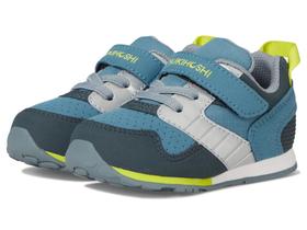 Sapatos infantis TSUKIHOSHI RACER com fecho de alça mar/limão - 8 crianças Sapatos infantis TSUKIHOSHI RACER com fecho de alça mar/limão - 8 crianças
