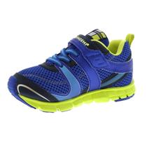 Sapatos infantis TSUKIHOSHI Velocity com fecho de alça azul/limão 8,5 T Sapatos infantis TSUKIHOSHI Velocity com fecho de alça azul/limão 8,5 T