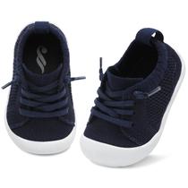 Sapatos JIASUQI Baby Boys Infant First Walker azuis de 18 a 24 meses Sapatos JIASUQI Baby Boys Infant First Walker azuis de 18 a 24 meses