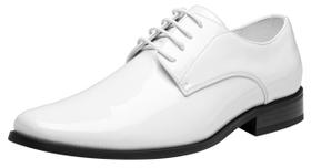 Sapatos Jousen Oxford AMY9051AW brancos para homens tamanho 9