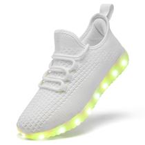Sapatos Light Up BosenHulu para mulheres e homens com carregamento USB LED