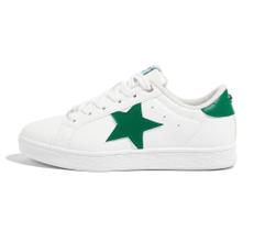 Sapatos LUCKY STEP Star, branco, verde, com cadarço