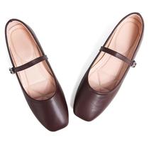 Sapatos LUXINYU Mary Jane Flats para mulheres, tamanho 6,5