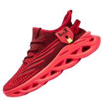 Sapatos masculinos de corrida, caminhada, tênis de estrada, esportivos, atléticos, casual, moda, ginástica, caminhada, tênis masculinos, respiráveis, confortáveis, leves, vermelhos, tamanho 12,5 Sapatos masculinos de corrida, caminhada, tênis de estrada, esportivos, atléticos, casual, moda, ginástica, caminhada, tênis masculinos, respiráveis, confortáveis, leves, vermelhos, tamanho 12,5