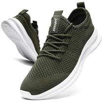 Sapatos MGBDSZ Slip On Walking, tênis de ginástica, verdes, masculinos, 9,5 EUA Sapatos MGBDSZ Slip On Walking, tênis de ginástica, verdes, masculinos, 9,5 EUA