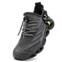 Sapatos MGBDSZV, tênis de corrida infantis, respiráveis, cinza escuro, tamanho 11 Sapatos MGBDSZV, tênis de corrida infantis, respiráveis, cinza escuro, tamanho 11
