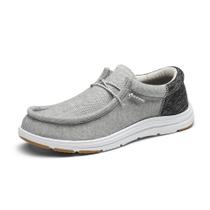Sapatos Mocassim Bruno Marc com Suporte para Arco para Homem Cinza 8 Sapatos Mocassim Bruno Marc com Suporte para Arco para Homem Cinza 8