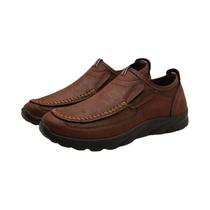 Sapatos Mocassins Masculinos de Couro - Confortáveis, Respiráveis e Estilo Retro