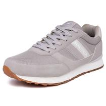 Sapatos Nautica masculinos casuais com cadarço, tênis modernos, cinza 7,5