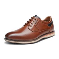 Sapatos Oxford Casuais Masculinos Bruno Marc Marrom Tamanho 9,5 Sapatos Oxford Casuais Masculinos Bruno Marc Marrom Tamanho 9,5