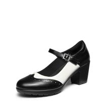 Sapatos Oxford Femininos DREAM PAIRS Mary Jane Pretos Tamanho 36