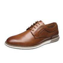 Sapatos Oxford Masculinos Bruno Marc Marrom Tamanho 11 Casual