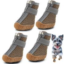 Sapatos para cães, botas respiráveis Hcpet, protetores de patas, tamanho 5, verdes