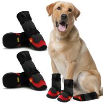 Sapatos para cães MUSIMC antiderrapantes à prova d'água para cães pequenos, médios e grandes Sapatos para cães MUSIMC antiderrapantes à prova d'água para cães pequenos, médios e grandes