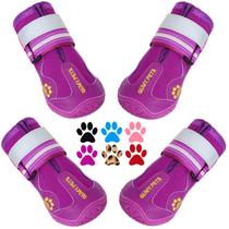 Sapatos para cães QUMY para cães grandes, botas médias e Paw Protec