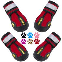 Sapatos para cães QUMY para cães grandes, botas médias para cães resistentes à água
