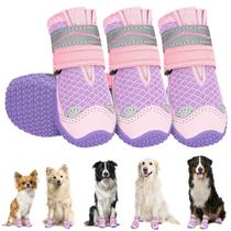 Sapatos para cães SlowTon de borracha respirável antiderrapante para verão e inverno