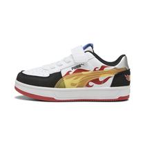 Sapatos PUMA Hot Wheels Caven preto-vermelho branco para crianças 8