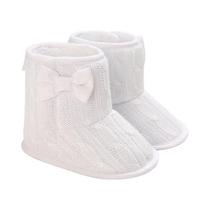 Sapatos Quentes De Outono E Inverno Para Bebês Meninas E Meninos, Botas De Moda Sólidas Com Bolas