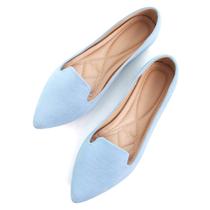 Sapatos rasos SAILING LU Slip on Pointy Toe Ballerina Blue 43