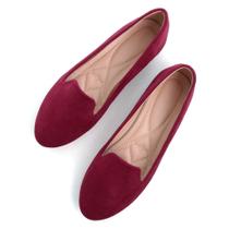 Sapatos rasos SAILING LU Women Ballet Red Vegan Burgundy 7.5