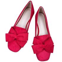 Sapatos rasos Stunner, casuais, femininos, sem cadarço, vermelhos, tamanho 38 Sapatos rasos Stunner, casuais, femininos, sem cadarço, vermelhos, tamanho 38