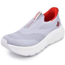 Sapatos sem cadarço JACKSHIBO, biqueira larga masculina, cinza, tamanho 12 Sapatos sem cadarço JACKSHIBO, biqueira larga masculina, cinza, tamanho 12