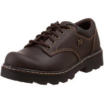 Sapatos Skechers Partes-Mate Oxford Women Chocolate 9 XW US