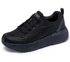 Sapatos Skechers Relaxed Fit Max Cusioning Elite SR Black Women Sapatos Skechers Relaxed Fit Max Cusioning Elite SR Black Women