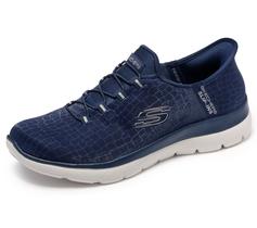 Sapatos Skechers Summits Hands Free Slip-ins Navy 9 Sapatos Skechers Summits Hands Free Slip-ins Navy 9