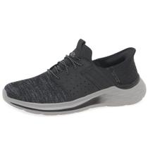Sapatos Skechers USA Garner-Newick 210803 masculinos preto/branco 7