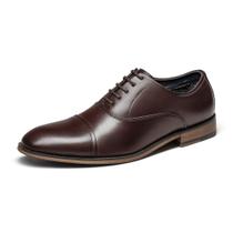 Sapatos Sociais Masculinos Bruno Marc Louis_2 com Cadarço Marrom Escuro 9.5 Sapatos Sociais Masculinos Bruno Marc Louis_2 com Cadarço Marrom Escuro 9.5